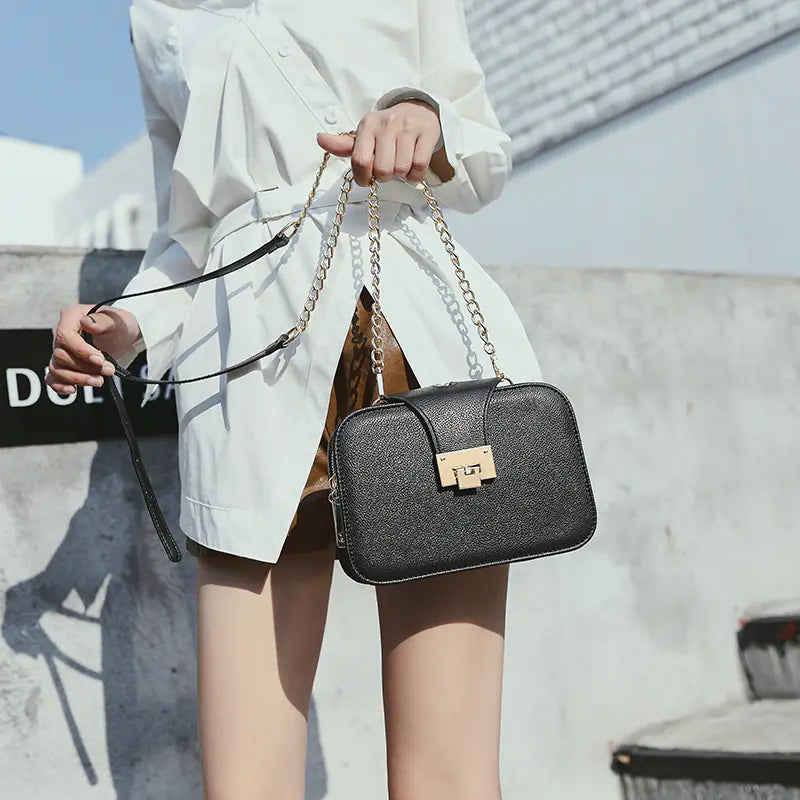 Women's Chain Shoulder Small Square Bag